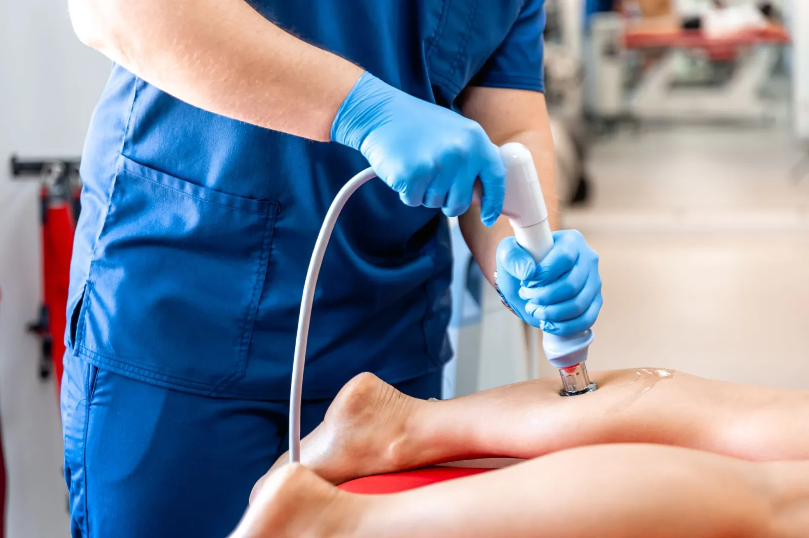 low-level laser therapy (LLLT) -First Treatment Session