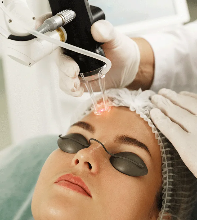 cold laser therapy applied to skin for tissue repair and inflammation reduction